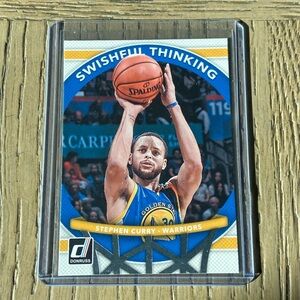 2017-18 STEPHEN CURRY Donruss Swishful Thinking Golden State Warriors Card #7